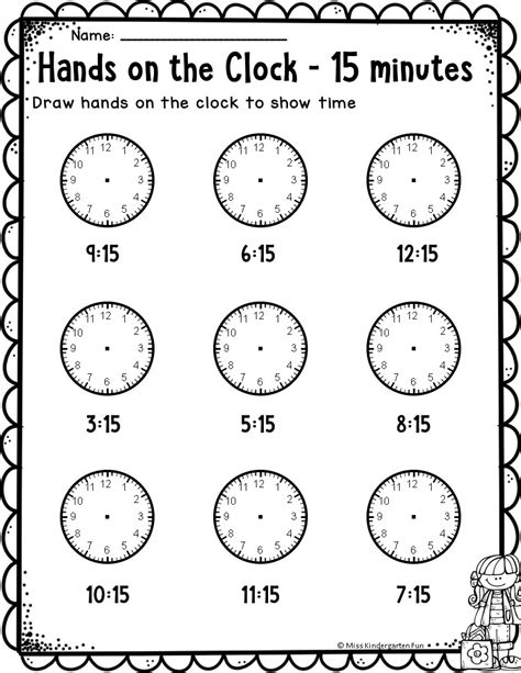 First Grade Telling Time Worksheets Made By Teachers