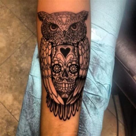 Owl Skull Tattoos Designs Ideas And Meaning Tattoos For You