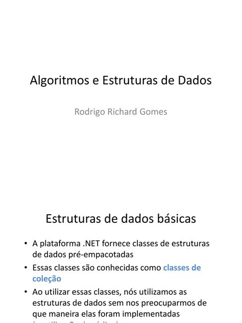 Pdf Estruturas De Dados B Sicas Dotnet Dokumen Tips