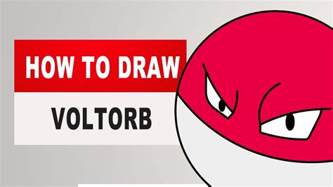 How To Easy Draw Voltorb Pokemon Youtube