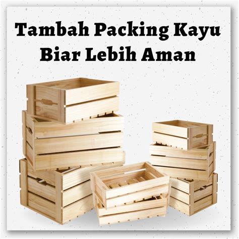 Jual Tambahan Packing Kayu Shopee Indonesia