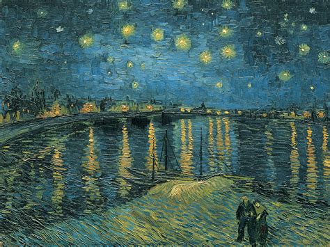 Vincent Van Gogh Notte Stellata Sul Rodano ART PLUS Vendita Stampe Su