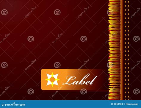 label close stock vector illustration  macro coarse