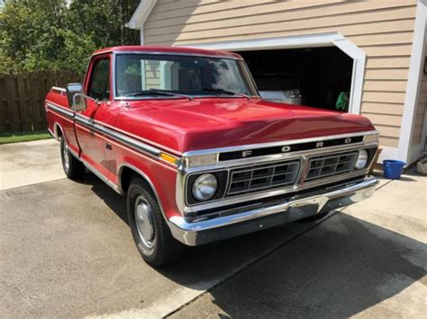 1976 Ford F 100 Ranger Xlt Styleside Shortbed Original Condition 80k