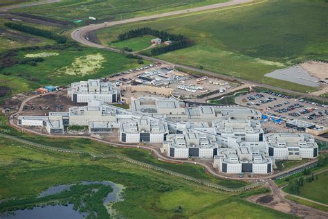 Aerial Photo Edmontons New Remand Center Prison