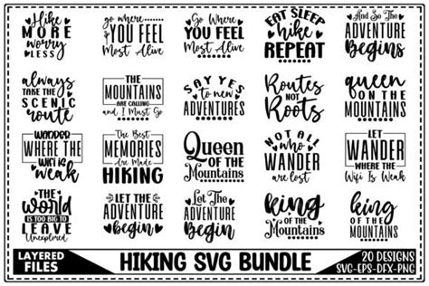 Hiking Svg Bundle Graphic By Regular Creative · Creative Fabrica