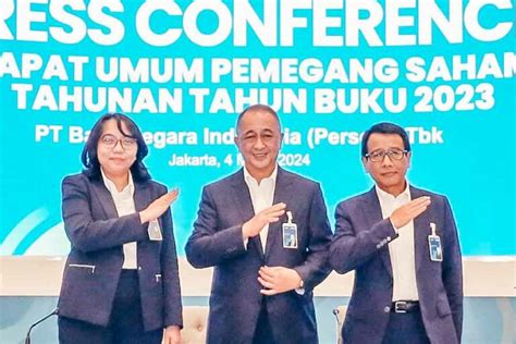 Bagikan Dividen 50 Persen BNI Proyeksikan Kinerja Positif Di 2024