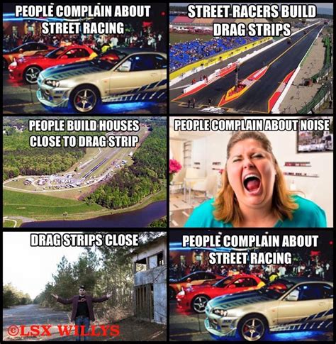 #Car_Memes #Drag_Strip #Street_Racing | Funny car memes, Car jokes, Car ...