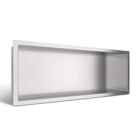 BALNEO WALL BOX ONE INOX 60X20X10 PÓŁKA WNĘKOWA WPUSZCZANA W ŚCIANĘ