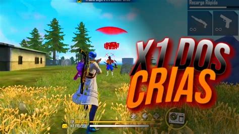 FREE FIRE AO VIVO X1 DOS CRIAS SEGUE O FLUXO LIVE ON BROTA YouTube