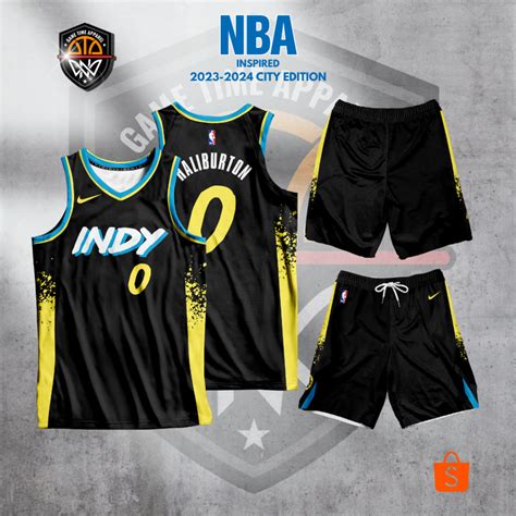 GTA 2023 2024 INDIANA PACERS CITY EDITION FULL SUBLIMATION HIGH QUALITY