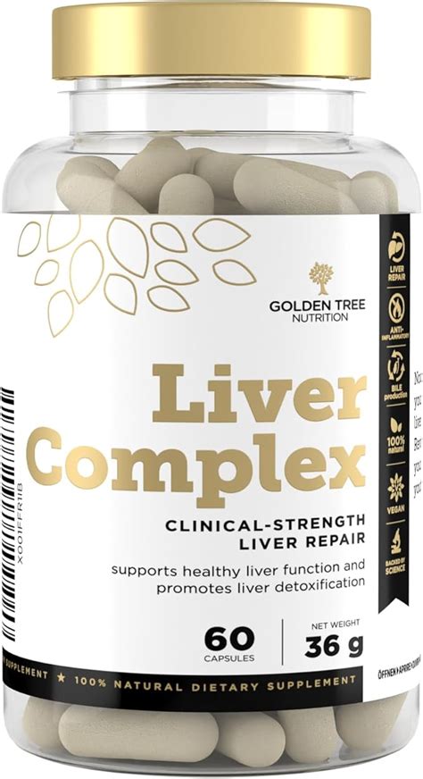 Golden Tree Liver Complex Integratore Naturale Vegan Per Il