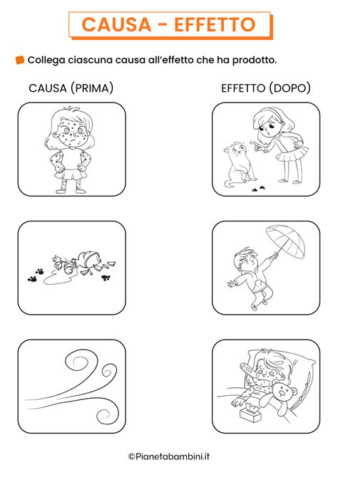 Causa Effetto Schede Didattiche Per La Scuola Primaria