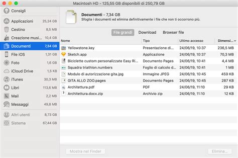 Come Liberare Spazio Di Archiviazione Sul Mac Supporto Apple