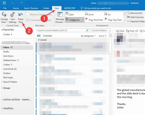 Outlook View Not Showing Columns Fix It In 3 Steps