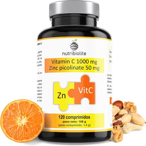 Vitamin C 1000 Mg Zinkpicolinat Zink Chelat 50 Mg Pro Tablette