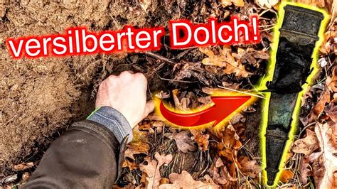 Teil Von Altem Dolch Bei Der Schatzsuche Gefunden Sondeln Mit