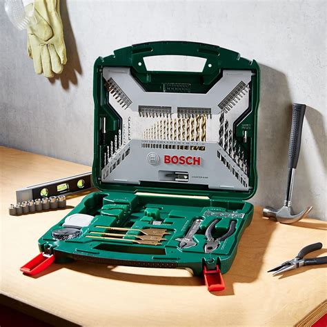 Bosch Tlg X Line Titanium Bohrer Und Schrauber Set Holz Stein Und