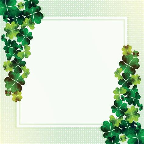 Green Shamrock Border 1978477 Vector Art at Vecteezy