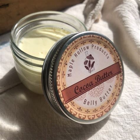 Cocoa Belly Butter Unscented Maple Hollow Productsmaple Hollow Products