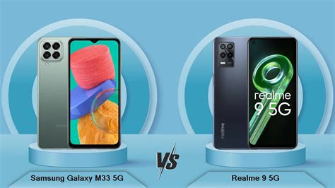 Samsung Galaxy M33 5g Vs Realme 9 5g Full Comparison Full Specifications Youtube