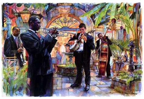 Jazz Cats It S Free Thompson Fine Art Art Gallery Jazz Art