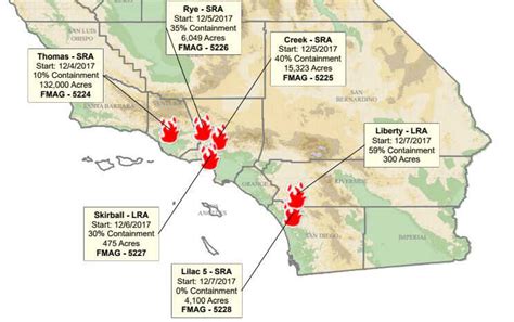 San Diego Wildfire Map