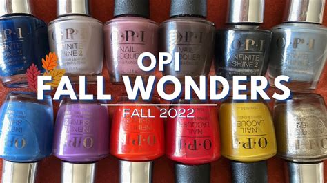 Opi Fall Wonders Collection Review Swatches Livwithbiv