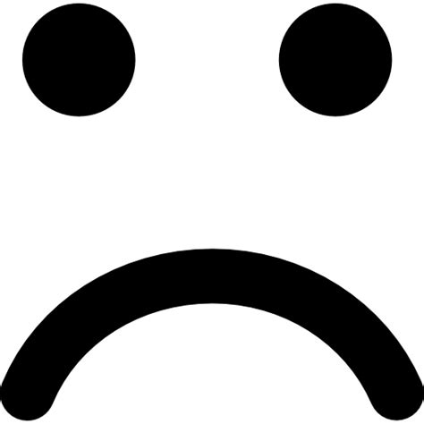 Sad Face Transparent Background