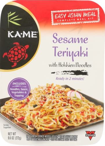 Ka Me Sesame Teriyaki With Hokkien Noodles Meal Kit Oz Frys