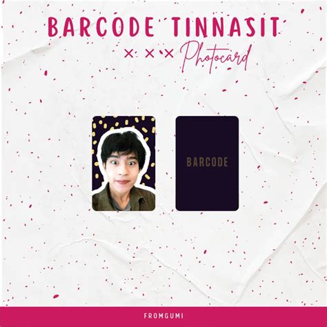 Jual PHOTOCARD ACTOR THAILAND BARCODE TINNASIT Shopee Indonesia