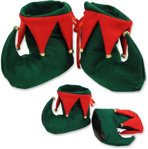 Christmas Buddy The Elf Cosplay Shoes Black Leather Upturned Toes