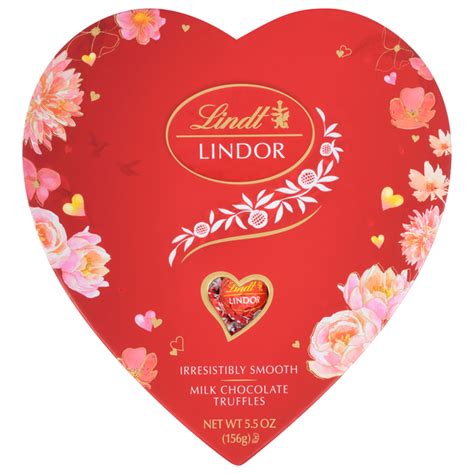 Save On Lindt Lindor Milk Chocolate Truffles Valentines Day Candy