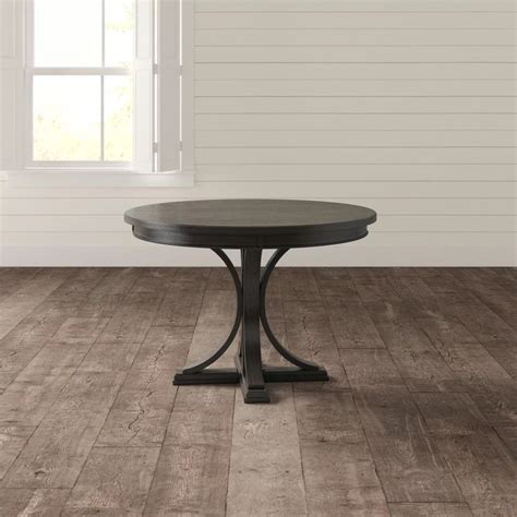 Helena Round Wood Pedestal Dining Table In Dining Table