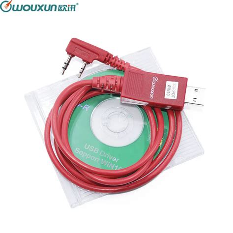 WOUXUN Cable de programación USB Original para walkie talkie KG UVD1P