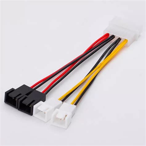 4 Pin Molex To 3 Pin Fan Power Cable Adapter Connector 12v5vcooling Fan Cabri £404 Picclick Uk