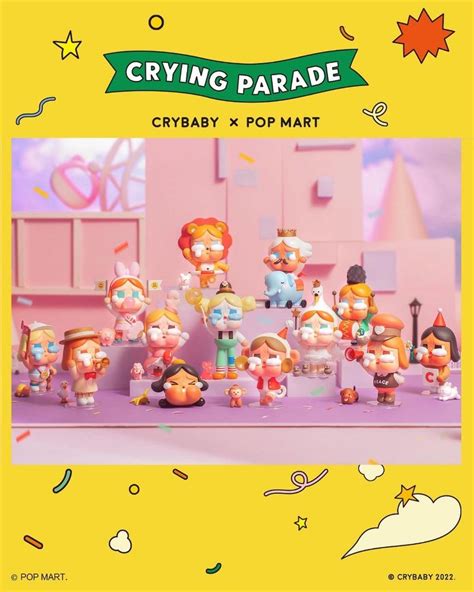 Popmart X Cry Baby Crying Parade Series Hobbies Toys Toys Games