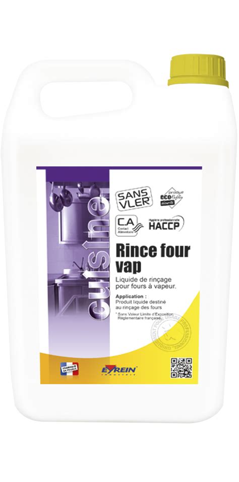 RINCE FOUR VAP Bidon 5L Boutique Eyrein Industrie