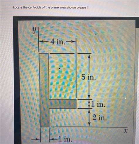 Solved Locate The Centroids Of The Plane Area Shown Please Chegg