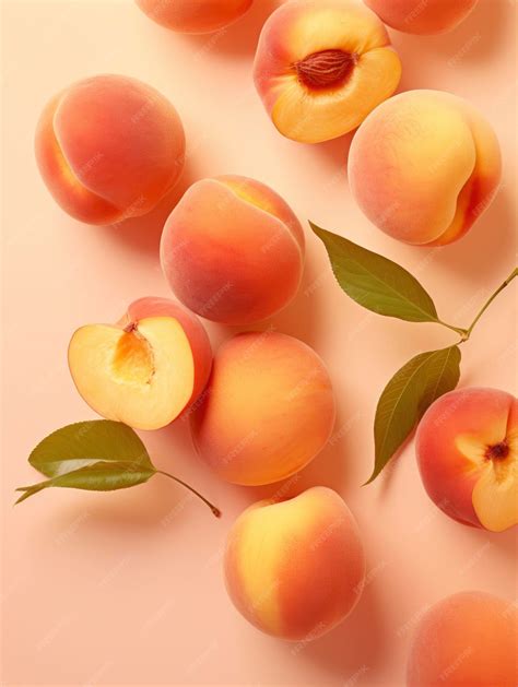 Premium Photo Peach Fuzz Pantones 2024 Color Of The Year Beautiful