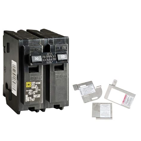 Square D Square D Homeline 30 Amp 2 Pole Circuit Breaker Bundle With 150 225 Amp Indoor Load