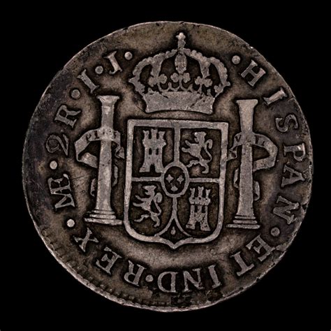 Ij Carolus Iii Peru Spanish Colonial Silver Reales Coin