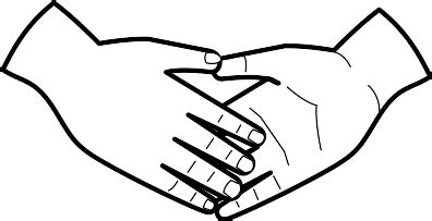 2 Hands Outline - ClipArt Best