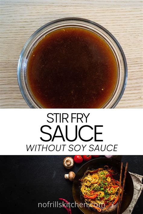 Easy Stir Fry Sauce Without Soy Sauce Recipe No Frills Kitchen