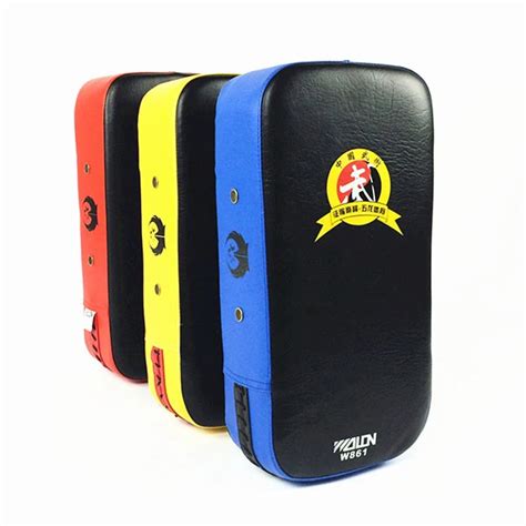 New Muay Thai Foot Target Pu Leather Taekwondo Mma Boxing Kicking Punching Pad Tkd Training Gear