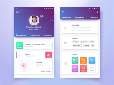 Android Profile Screen UI Design Inspiration - OnAirCode