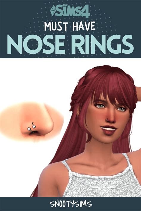 Must Have Nose Rings For The Sims 4 Sims 4 Piercings Sims 4 Body