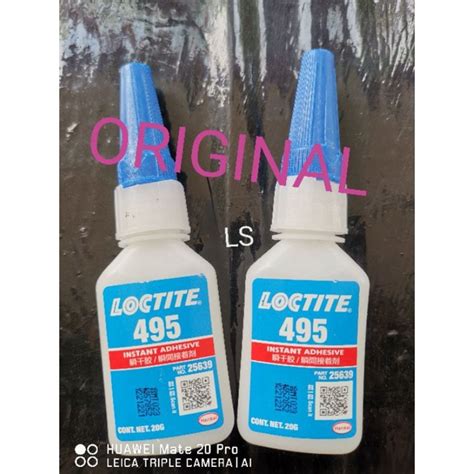 LS GEMILANG ORIGINAL LOCTITE 495 INSTANT ADHESIVE 20G HENKEL 25639