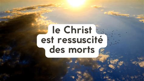 Le Christ est ressuscité des morts Église catholique en France