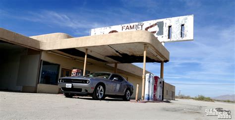 Dodge Challenger R T Desert Center Abandoned Gas Station California